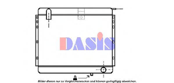 AKS DASIS 130290T Радіатор, охолодження двигуна