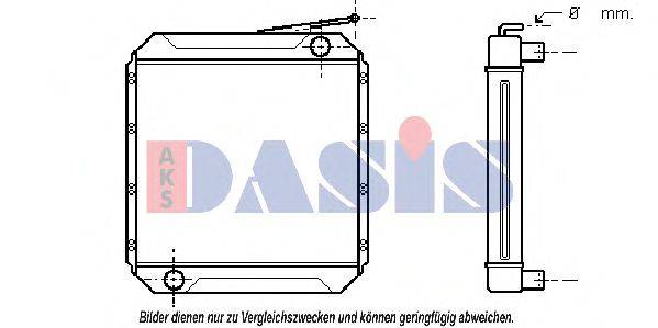 AKS DASIS 130330N Радіатор, охолодження двигуна
