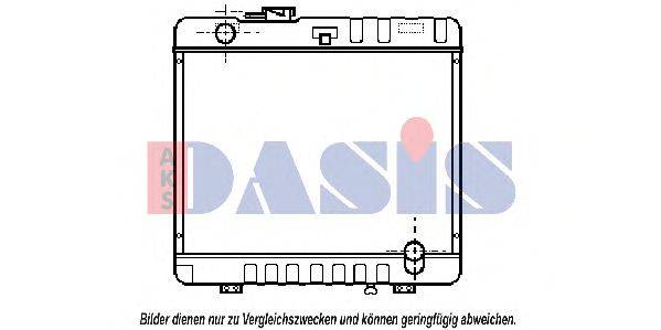 AKS DASIS 131790N Радіатор, охолодження двигуна