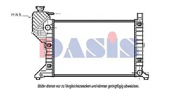 AKS DASIS 132160N Радіатор, охолодження двигуна