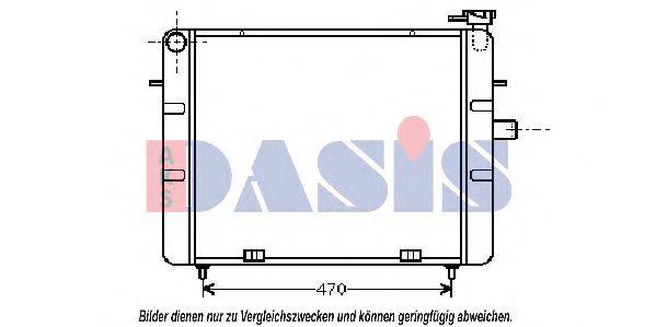 AKS DASIS 150860N Радіатор, охолодження двигуна