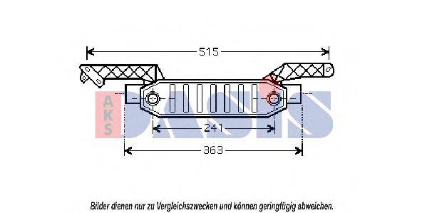 AKS DASIS 166006N масляний радіатор, моторне масло