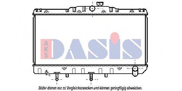 AKS DASIS 210026N Радіатор, охолодження двигуна