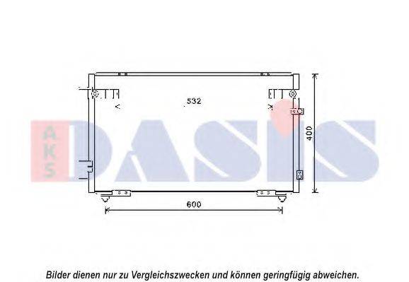 AKS DASIS 212086N Конденсатор, кондиціонер