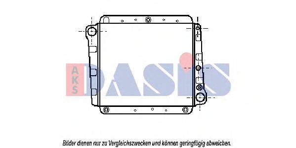 AKS DASIS 220200N Радіатор, охолодження двигуна