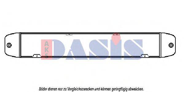 AKS DASIS 226050N масляний радіатор, моторне масло