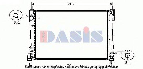 AKS DASIS 300011N Радіатор, охолодження двигуна