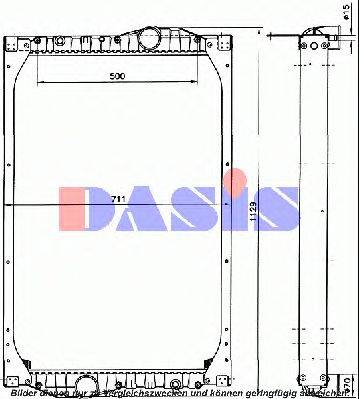 AKS DASIS 460000N Радіатор, охолодження двигуна