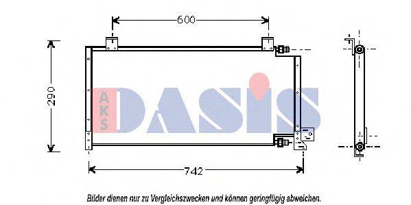 AKS DASIS 522037N Конденсатор, кондиціонер