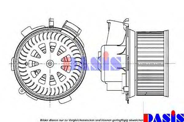 AKS DASIS 740386N Вентилятор салону