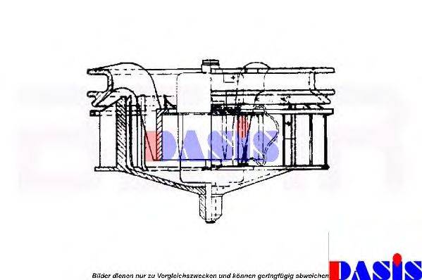 AKS DASIS 741950N Електродвигун, вентиляція салону