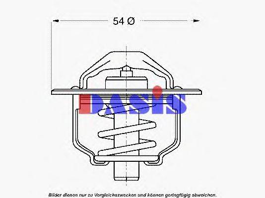 AKS DASIS 750898N Термостат, охолоджуюча рідина