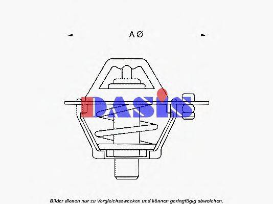 AKS DASIS 751803N Термостат, охолоджуюча рідина