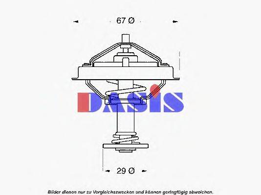 AKS DASIS 751881N Термостат, охолоджуюча рідина