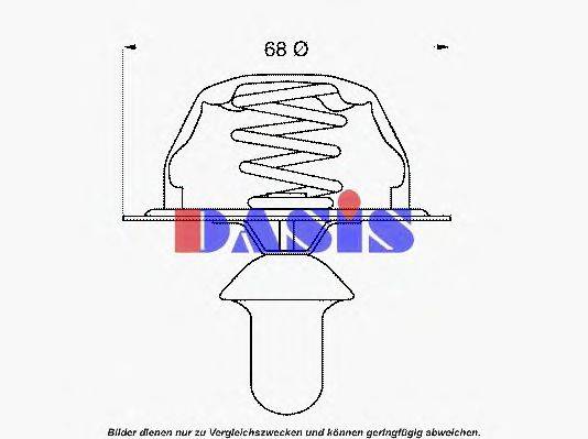 AKS DASIS 751962N Термостат, охолоджуюча рідина