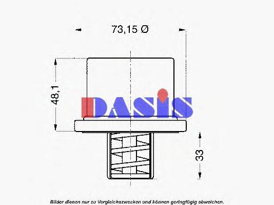 AKS DASIS 751986N Термостат, охолоджуюча рідина