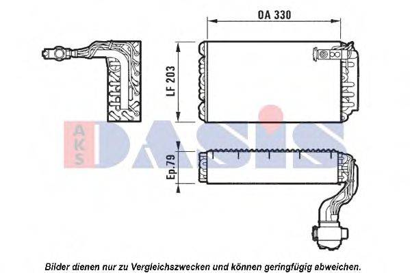 AKS DASIS 820003N Випарник, кондиціонер