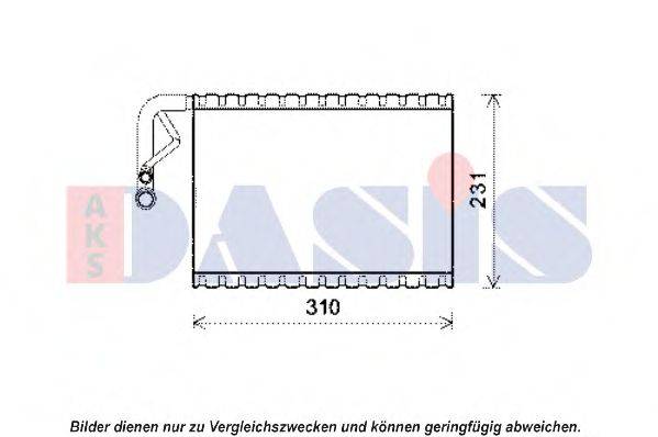 AKS DASIS 820338N Випарник, кондиціонер