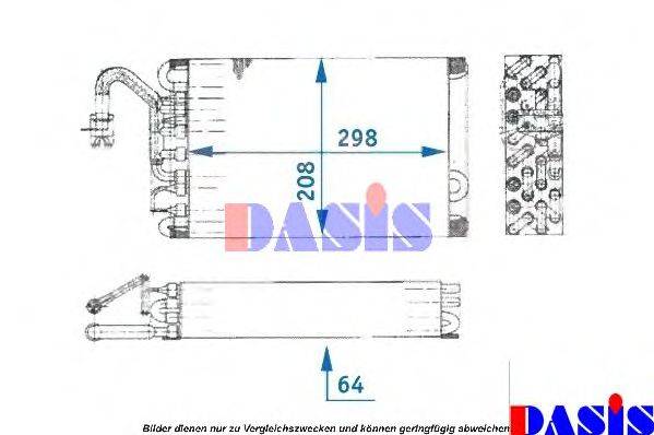 AKS DASIS 821140N Випарник, кондиціонер