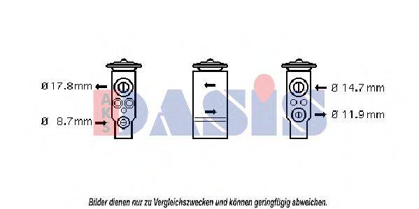 AKS DASIS 840018N Розширювальний клапан, кондиціонер