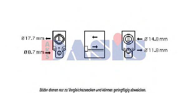 AKS DASIS 840210N Розширювальний клапан, кондиціонер