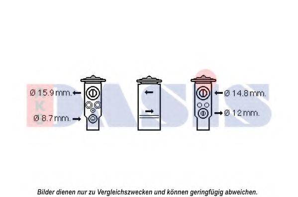 AKS DASIS 840211N Розширювальний клапан, кондиціонер