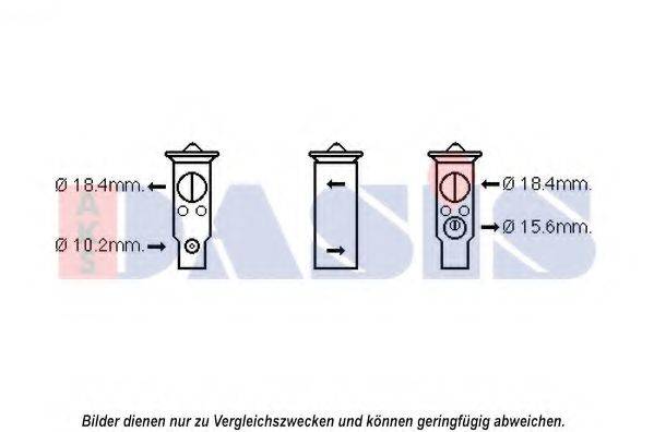 AKS DASIS 840214N Розширювальний клапан, кондиціонер