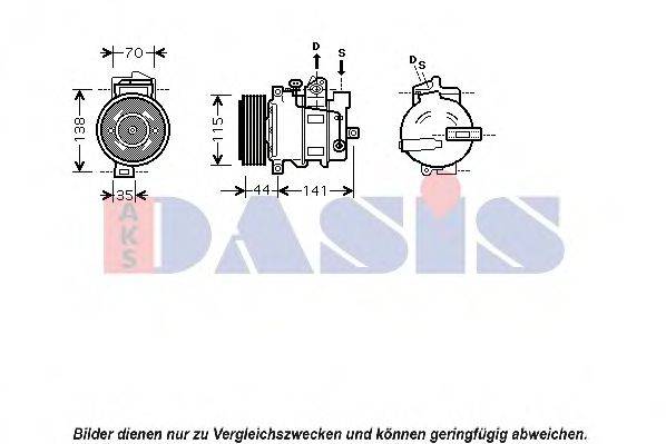 AKS DASIS 850379N Компресор, кондиціонер