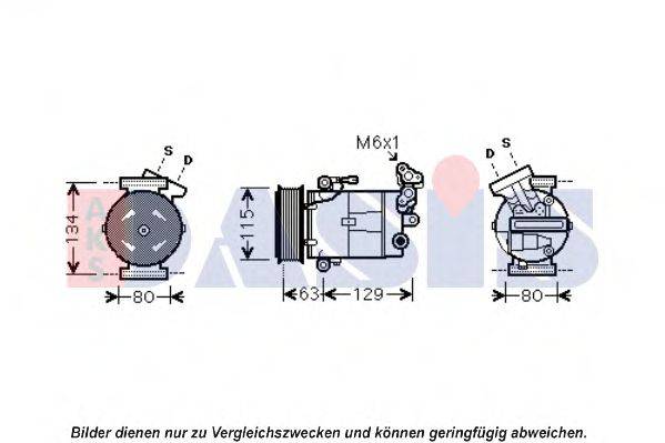 AKS DASIS 851920N Компресор, кондиціонер