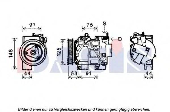 AKS DASIS 851921N Компресор, кондиціонер