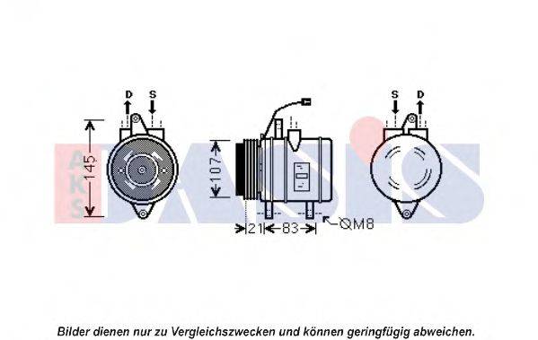 AKS DASIS 851934N Компресор, кондиціонер
