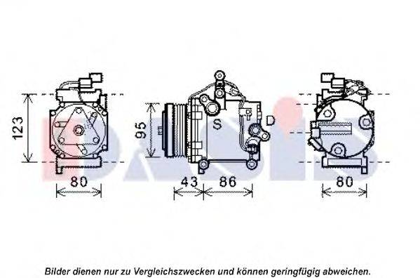 AKS DASIS 851967N Компресор, кондиціонер