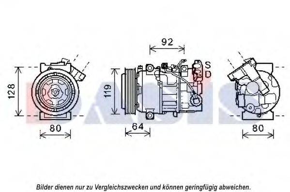 AKS DASIS 852612N Компресор, кондиціонер