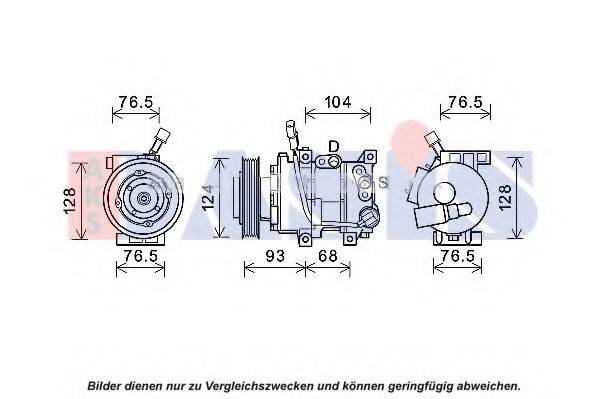 AKS DASIS 852814N Компресор, кондиціонер