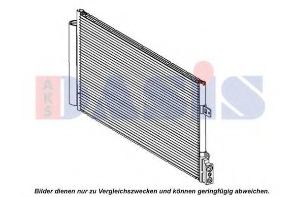 AKS DASIS 522084N Конденсатор, кондиціонер
