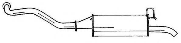 AKS DASIS SG50626 Глушник вихлопних газів кінцевий