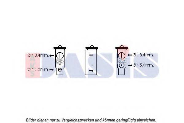 AKS DASIS 840244N Розширювальний клапан, кондиціонер