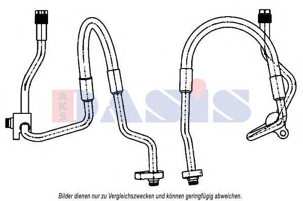 AKS DASIS 885864N Трубопровід високого тиску, кондиціонер