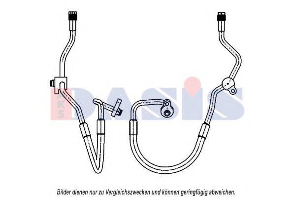 AKS DASIS 885865N Трубопровід високого тиску, кондиціонер
