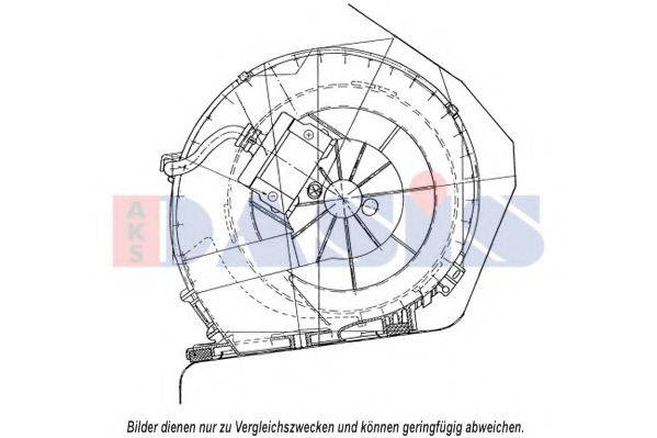 AKS DASIS 188063N Вентилятор салону