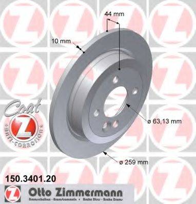 ZIMMERMANN 150340120 гальмівний диск