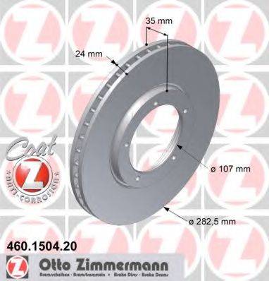 ZIMMERMANN 460150420 гальмівний диск