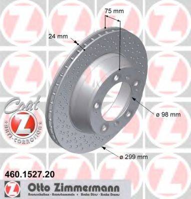 ZIMMERMANN 460152720 гальмівний диск