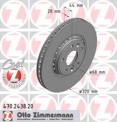 ZIMMERMANN 470243820 гальмівний диск