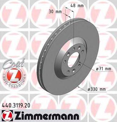 ZIMMERMANN 440311920 гальмівний диск