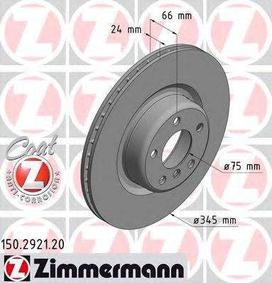 ZIMMERMANN 150292120 гальмівний диск