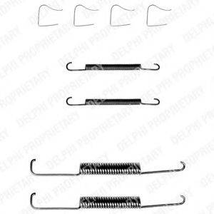 DELPHI LY1002 Комплектуючі, гальмівна колодка