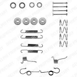 DELPHI LY1004 Комплектуючі, гальмівна колодка