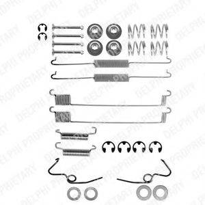 DELPHI LY1052 Комплектуючі, гальмівна колодка