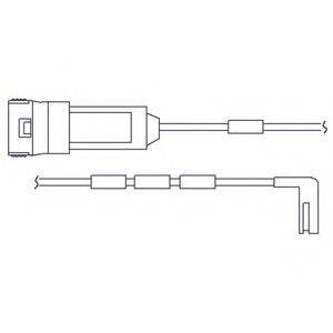 DELPHI LZ0125 Контрольний контакт, контроль шару гальмівних колодок
